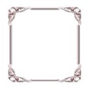 Pink square frame 2c