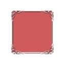 Pink square frame 2c