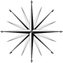 Wind rose compass