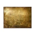 Name plate old brass