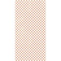 half sheet tangerine polka dot