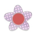 flower polka dot frame