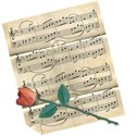 music and rose