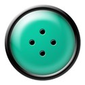 teal button