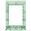 green double bow frame