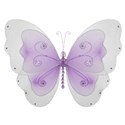 butterfly lavender white