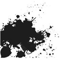 DDD-Paint Splatter Black