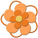 orange flower 1
