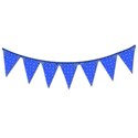bandana banner blue