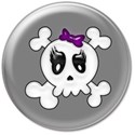 skull button