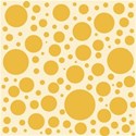 Oeange Ditsy Dots