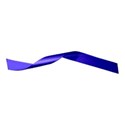 twisted ribbon blue