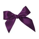 tied bow dark purple