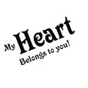 my heart belongs to you!