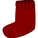sock red