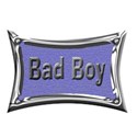 bad boy tag blue
