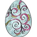 Foil Swirls Egg