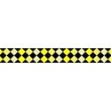 yellow checkered banner