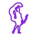Greek God purple neon