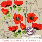 Poppies Clip Art