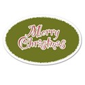 MerryChristmasGreenSticker