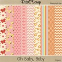 Oh Baby Baby-Girl Papers-BitsOScrap