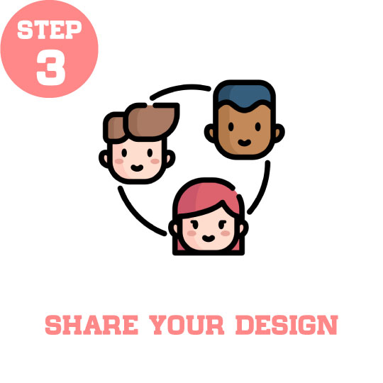 Step 3 -Share your design