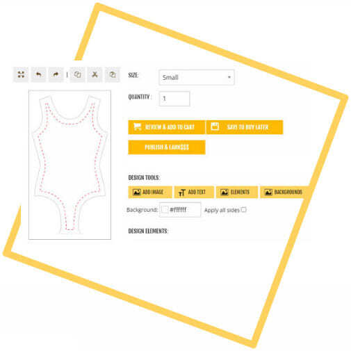 custom print swimwear