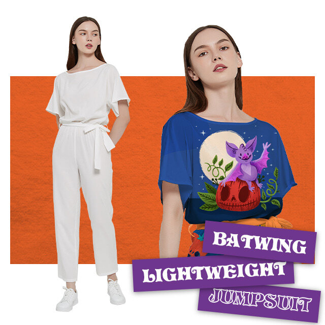 Custom Batwing Lightweight Jumpsuit