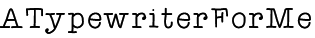ATypewriterForMe