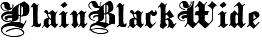 PlainBlackWide
