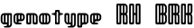 genotype RH BRK