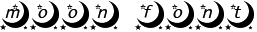 moon font