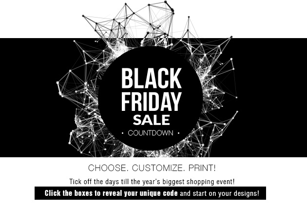 Black Friday Sale Countdown  - Choose. Customize. Print!
