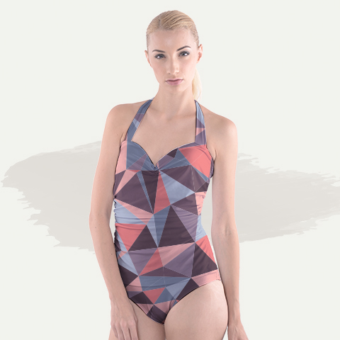 CUSTOM HALTER SWIMSUIT