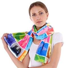 8 X45  Mini Premium Plush Fleece Scarf