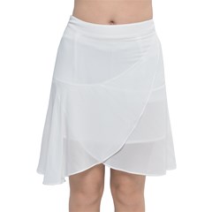 Chiffon Wrap Front Skirt