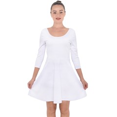 Quarter Sleeve Skater Dress