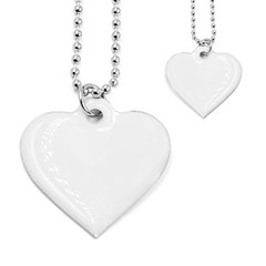 Dog Tag Heart (Two Sides)