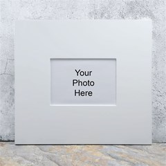 White Wall Photo Frame 5  x 7 