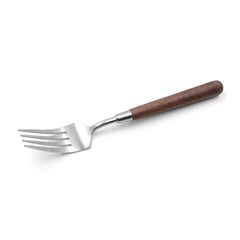 Stainless Steel Fork With Wooden Handle