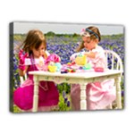 Girls in Bluebonnets-2 - Canvas 16  x 12  (Stretched)