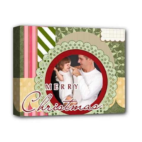 merry christmas, happy new year, xmas - Deluxe Canvas 14  x 11  (Stretched)