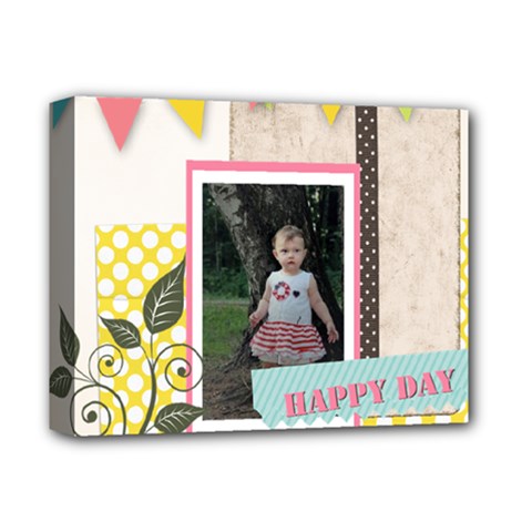 kids, fun, child, play, happy - Deluxe Canvas 14  x 11  (Stretched)