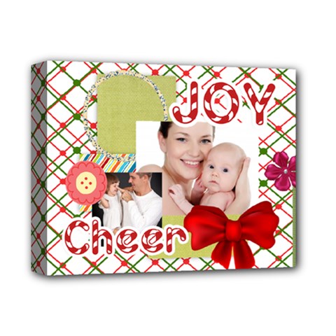 merry christmas, happy new year, xmas - Deluxe Canvas 14  x 11  (Stretched)