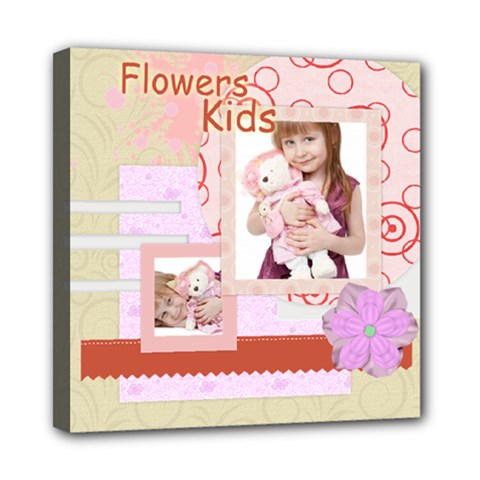 kids, love, family, happy, play, fun - Mini Canvas 8 x 8 (Stretched) kids, love, family, happy, play, fun - Mini Canvas 8 x 8 (Stretched)