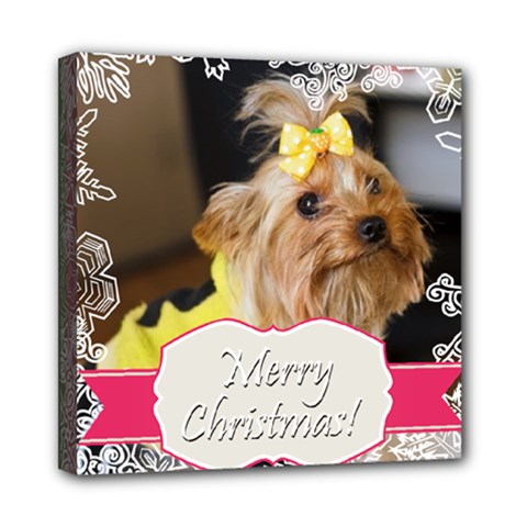 merry christmas, happy new year, xmas - Mini Canvas 8 x 8 (Stretched) merry christmas, happy new year, xmas - Mini Canvas 8 x 8 (Stretched)