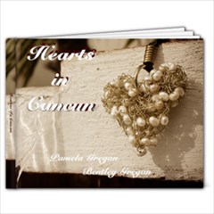 hearts in cancun big - 11 x 8.5 Photo Book(20 pages)