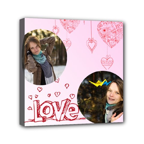 love - Mini Canvas 6 x 6 (Stretched) love - Mini Canvas 6 x 6 (Stretched)