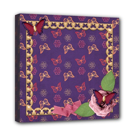 Canvas_butterfly - Mini Canvas 8 x 8 (Stretched) Canvas_butterfly - Mini Canvas 8 x 8 (Stretched)